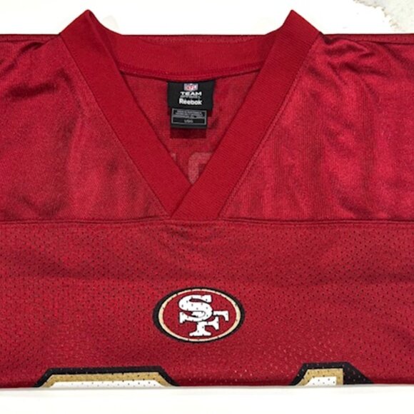 VTG Reebok, NFL #21 Frank Gore Mens Jersey San Francisco 49ers Football Size L - Picture 9 of 9